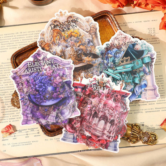 Journal sticker packs (baroque ball)