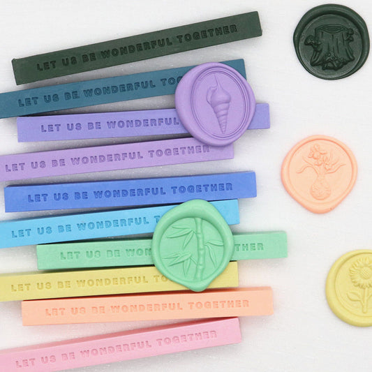 Wax Seal Wax Strip Macaron Rainbow Color