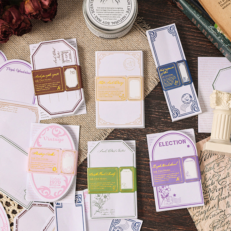 Journal note paper packs