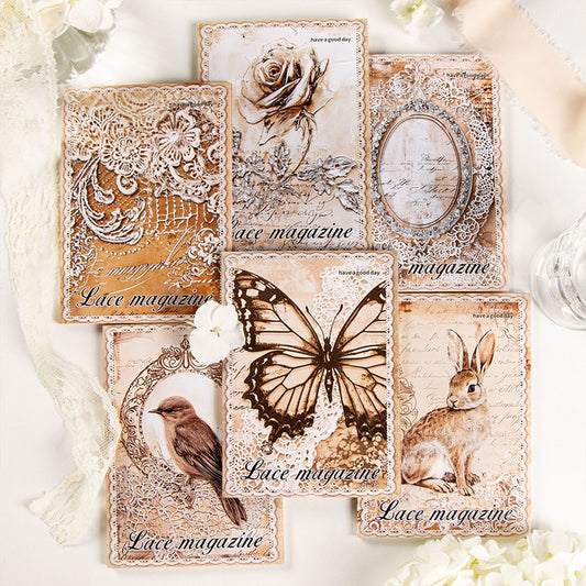 Journal paper packs (lace magazine)