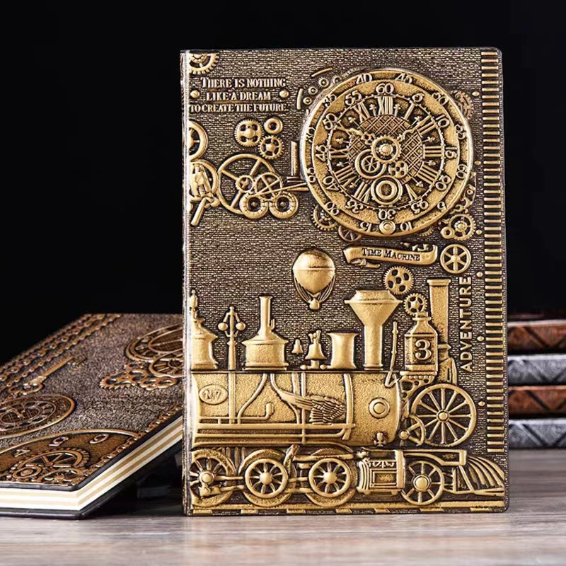 Steam Powered Embossed Notebook