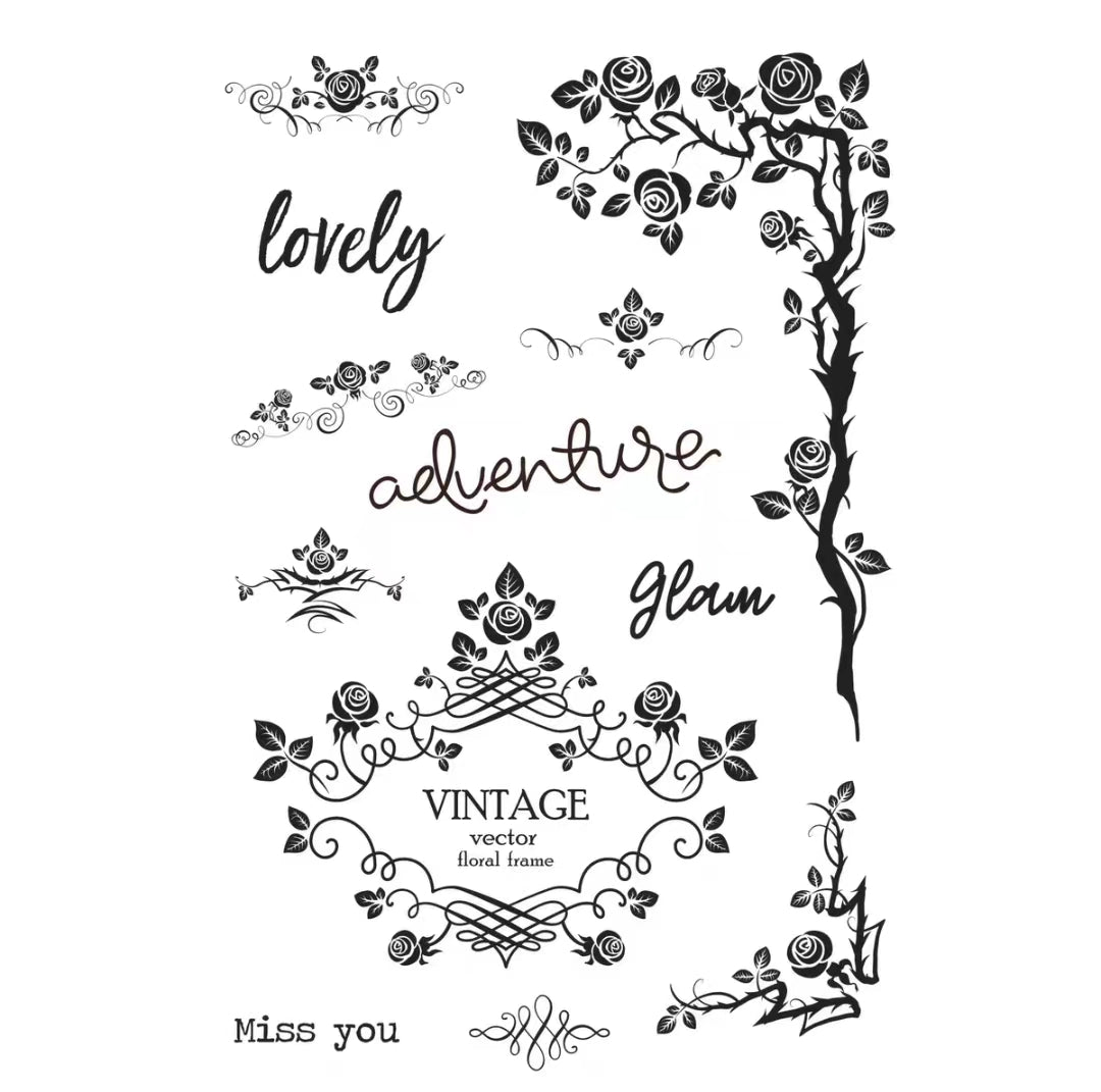 Silicone clear stamp