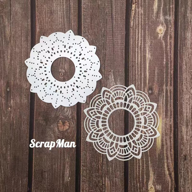 scrapbook cut die (Lace series）