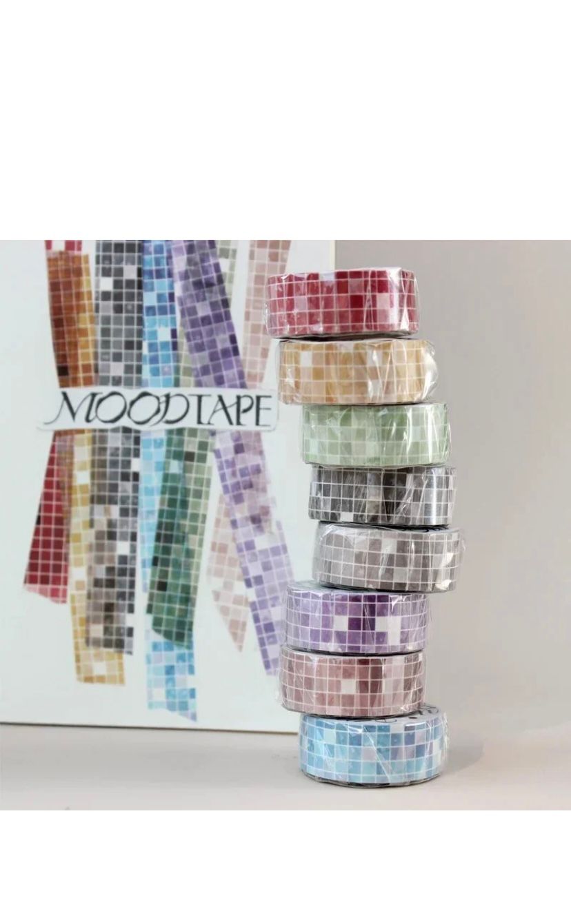 Plaid Washi Tape （5meters/roll)