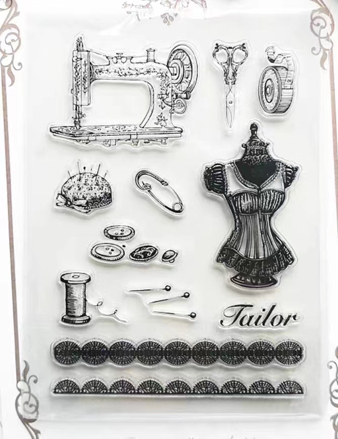 Silicone clear stamp