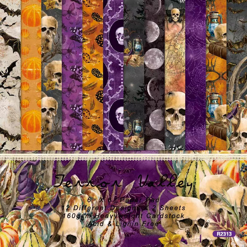 Autumn Halloween Dark Mystique journal supplies