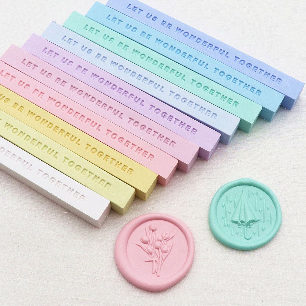 Wax Seal Wax Strip Macaron Rainbow Color