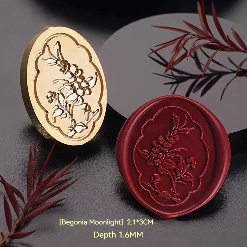 Wax Seal Head Embossed Frosted Sealing Wax Decorative Seal