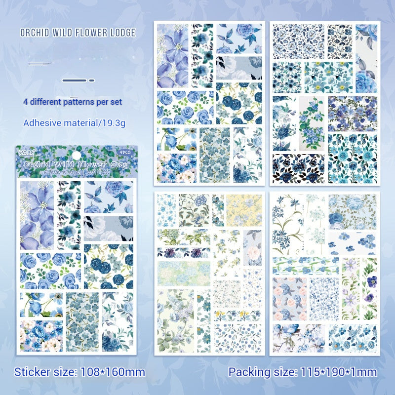 Journal Sticker Pack (Morning Blossoms and Evening Plucks Series）