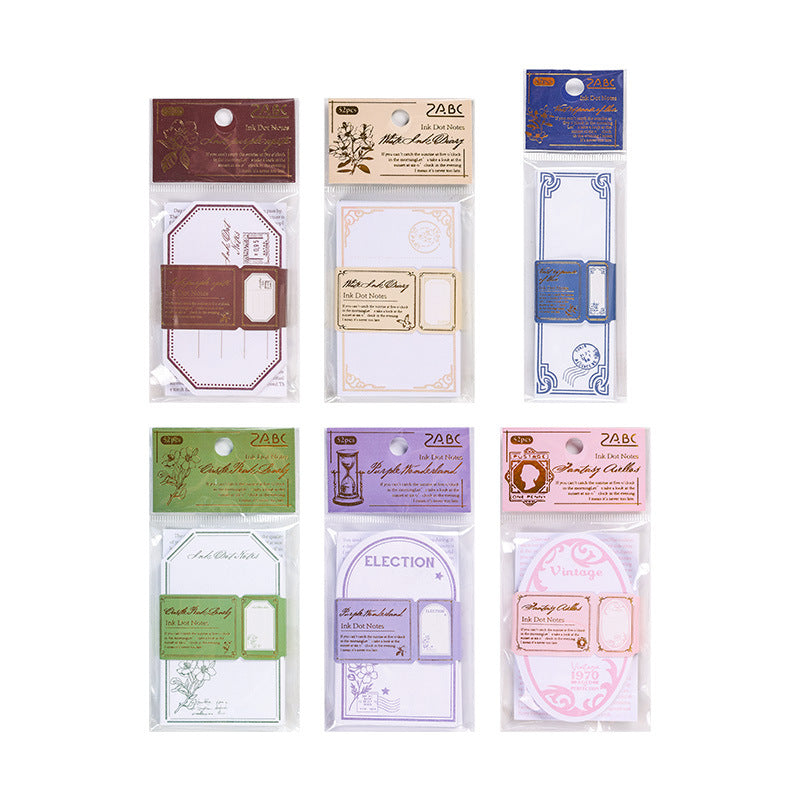 Journal note paper packs