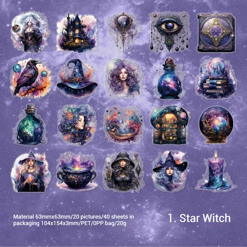 Journal Sticker Pack(Witch Magic Series)