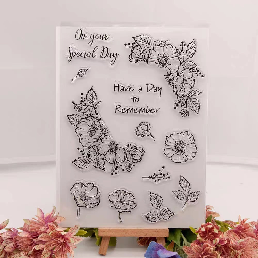 Transparent silicone stamps