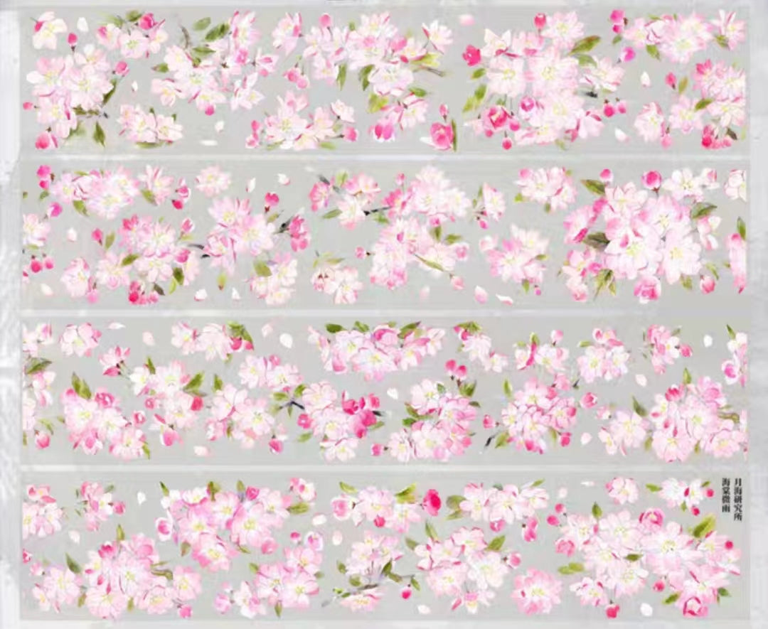 Journal flower PET tape 10 meters