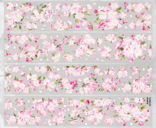 Journal flower PET tape 10 meters