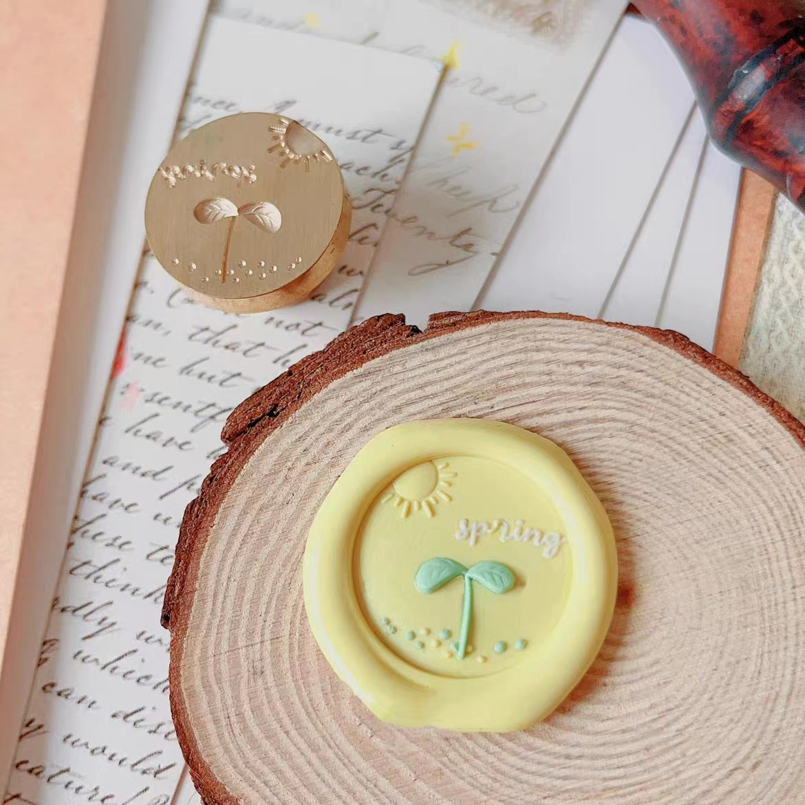 Wax seal （Literary and cute）