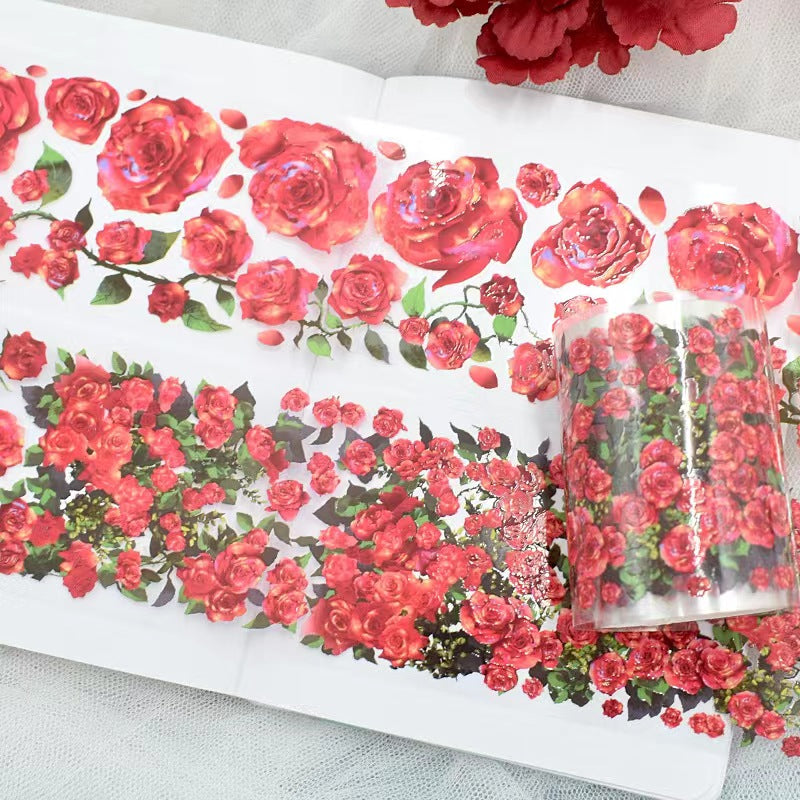 Flower PET tapes 200cm/roll (whole roll)