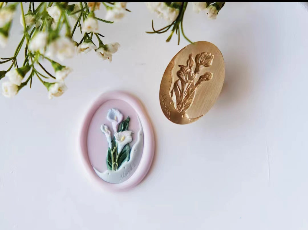 Flower Wax Seal