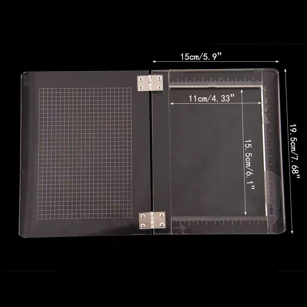 Clear stamp positioning tool