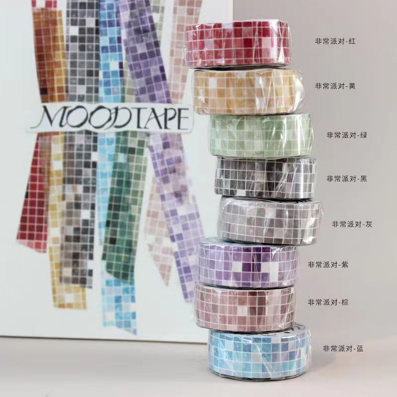 Plaid Washi Tape (15mm*5m/roll)