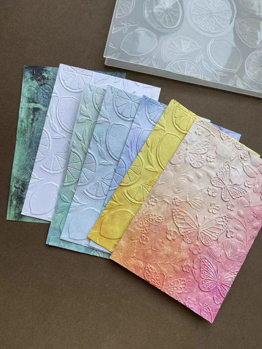 scrapbook DIY embossing folders or finished products