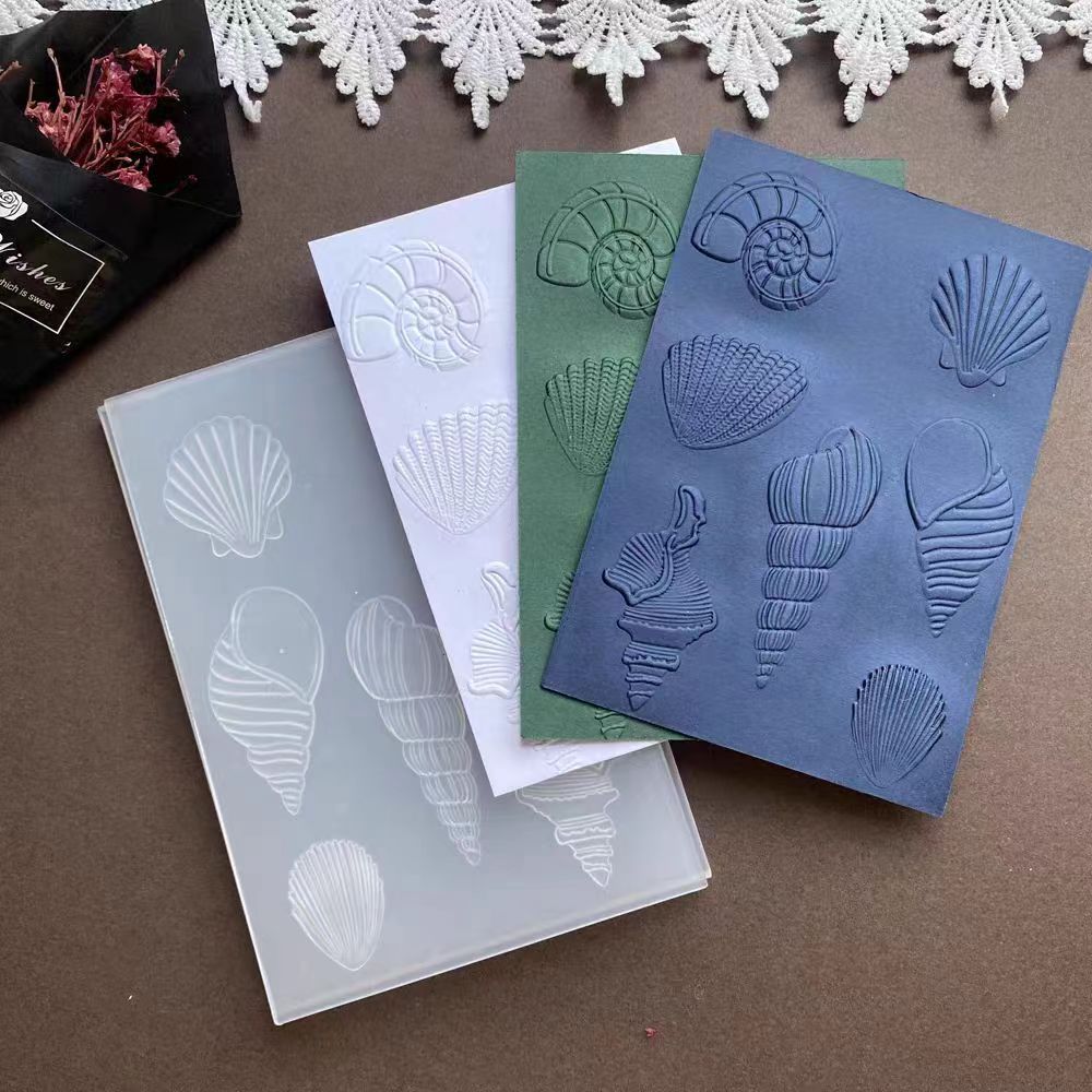 scrapbook DIY embossing folders or finished products