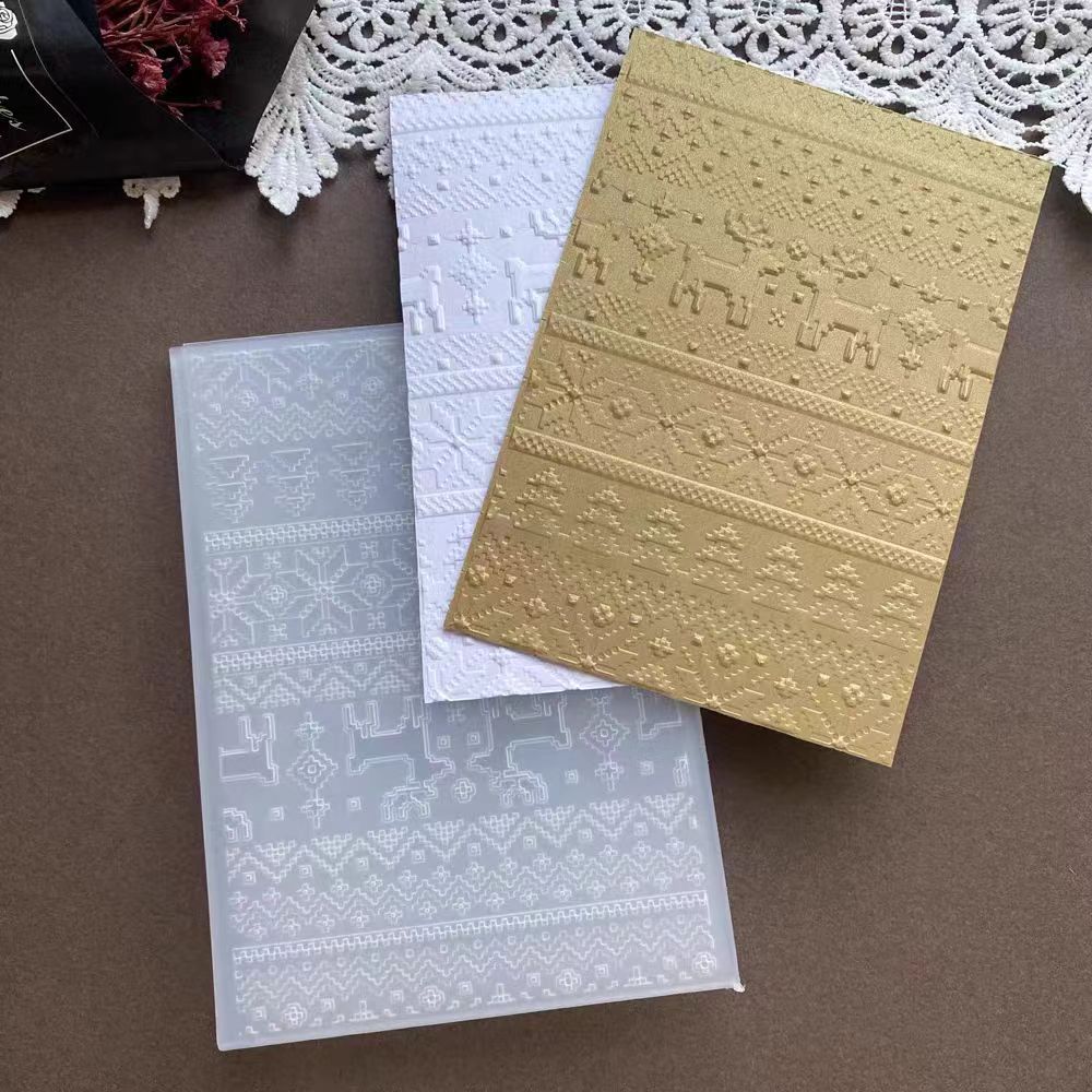 scrapbook DIY embossing folders or finished products