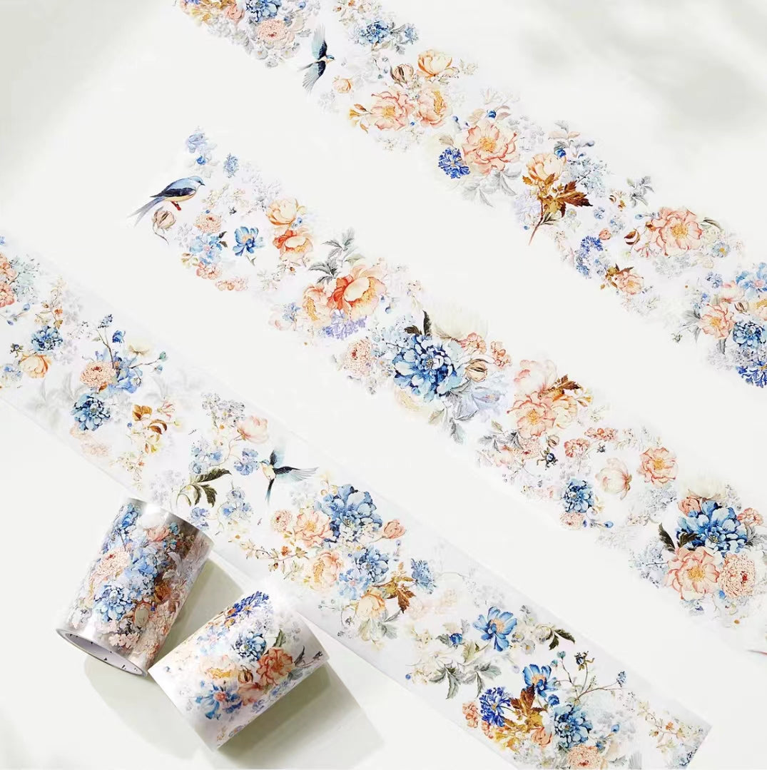 Journal Tape (flower and butterfly) 5 meters/roll