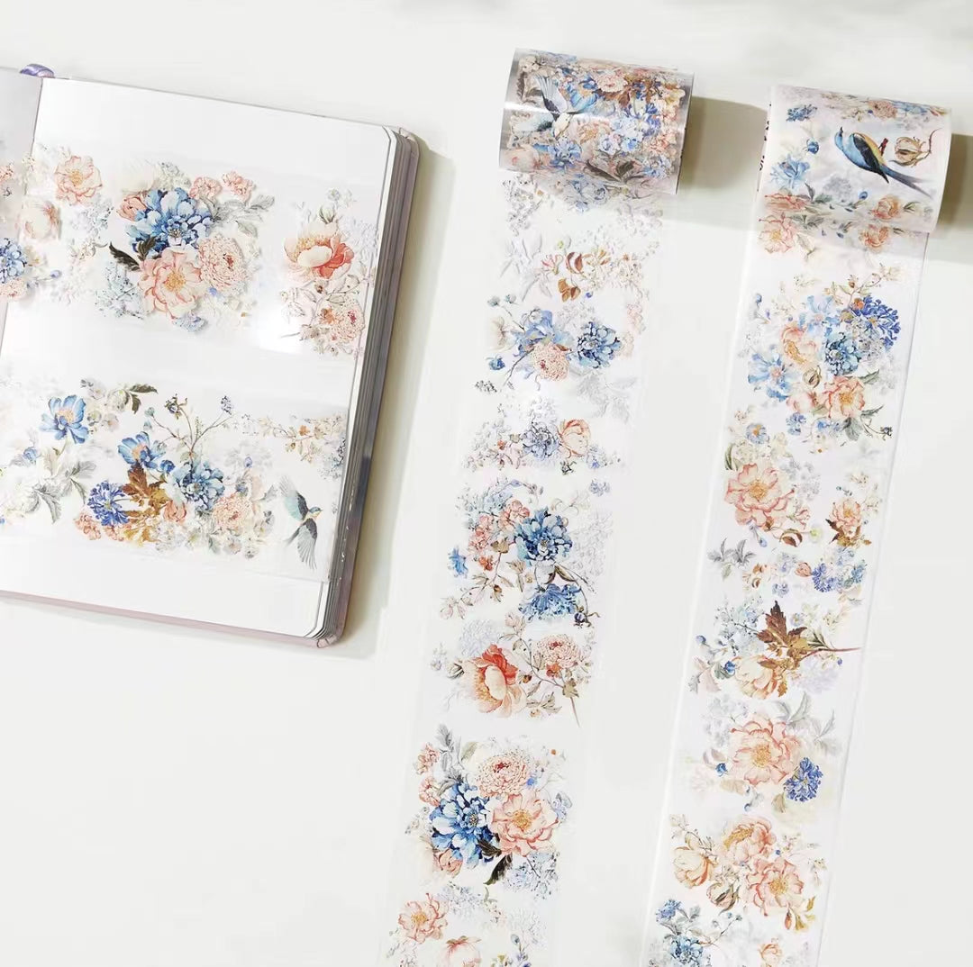 Journal Tape (flower and butterfly) 5 meters/roll