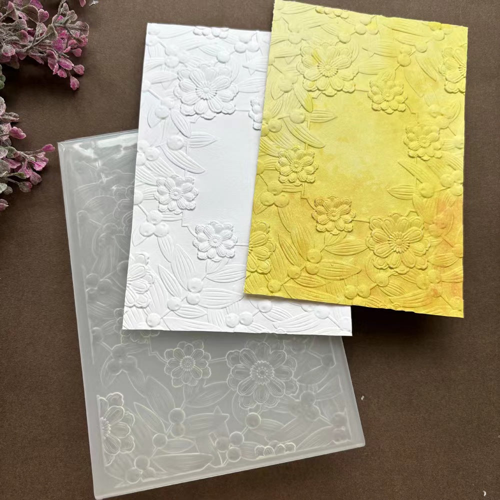 scrapbook DIY embossing folders or finished products