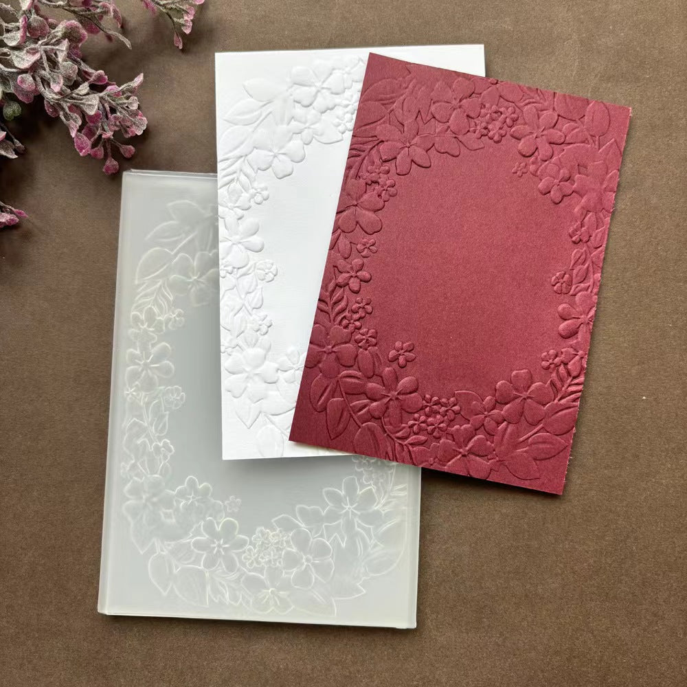 scrapbook DIY embossing folders or finished products