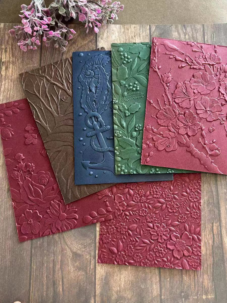 scrapbook DIY embossing folders or finished products