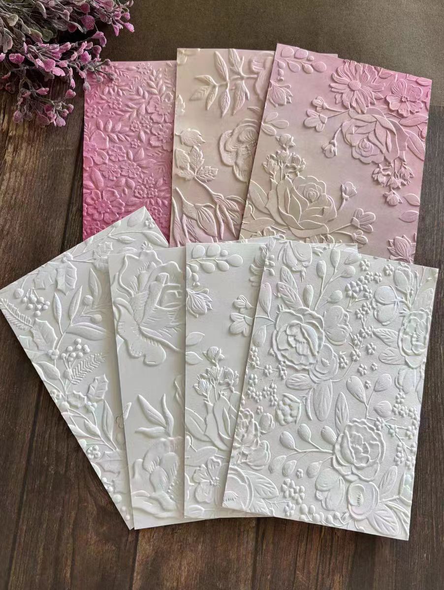 scrapbook DIY embossing folders or finished products