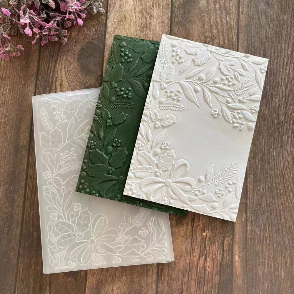 scrapbook DIY embossing folders or finished products