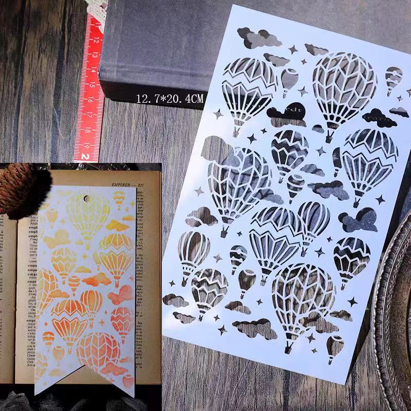 Scrapbook plastic stencils