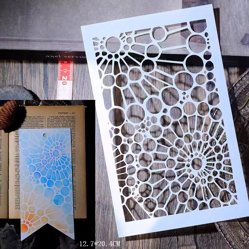 Scrapbook plastic stencils