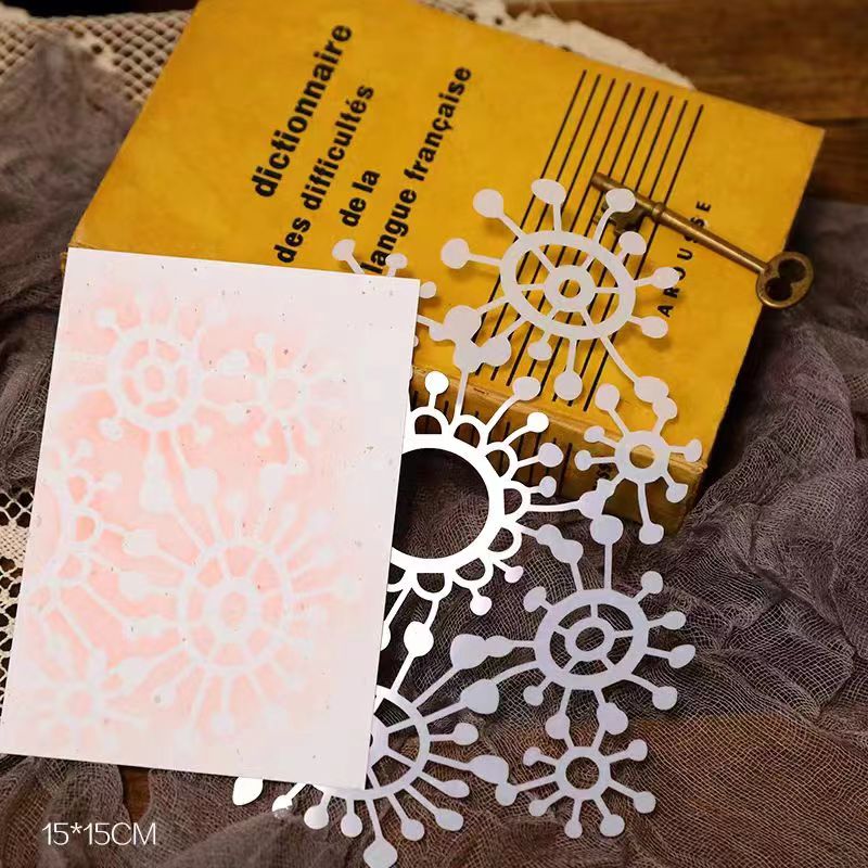 Scrapbook plastic stencils