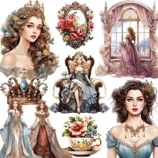 Journal sticker packs (Princess Series）