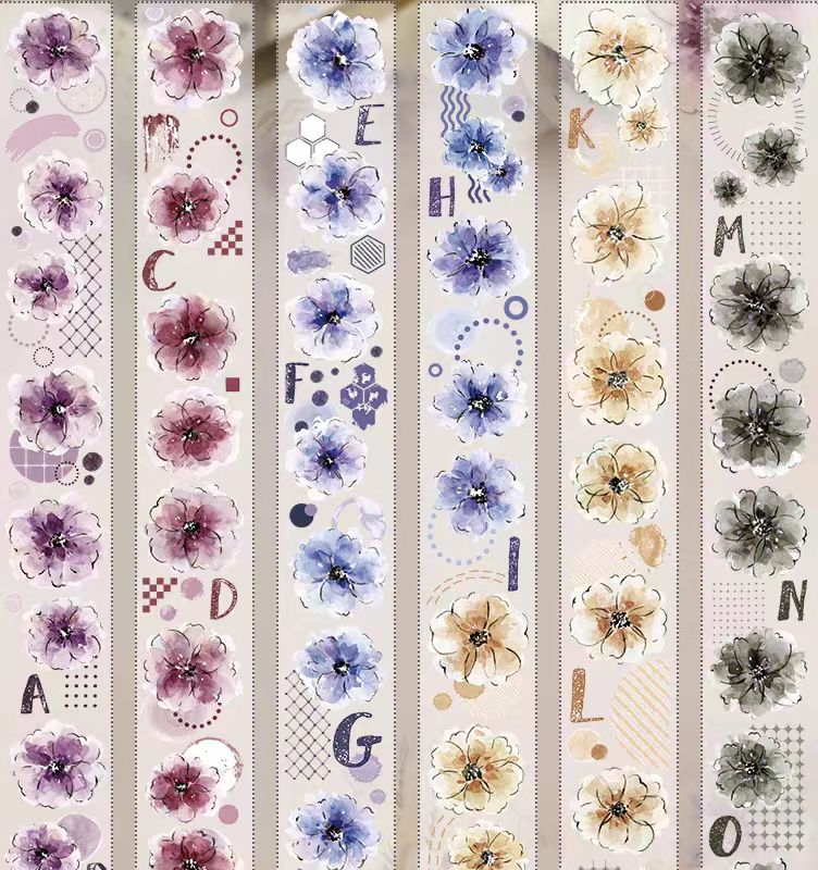 Journal Tape (Small florals) 6 meters/roll