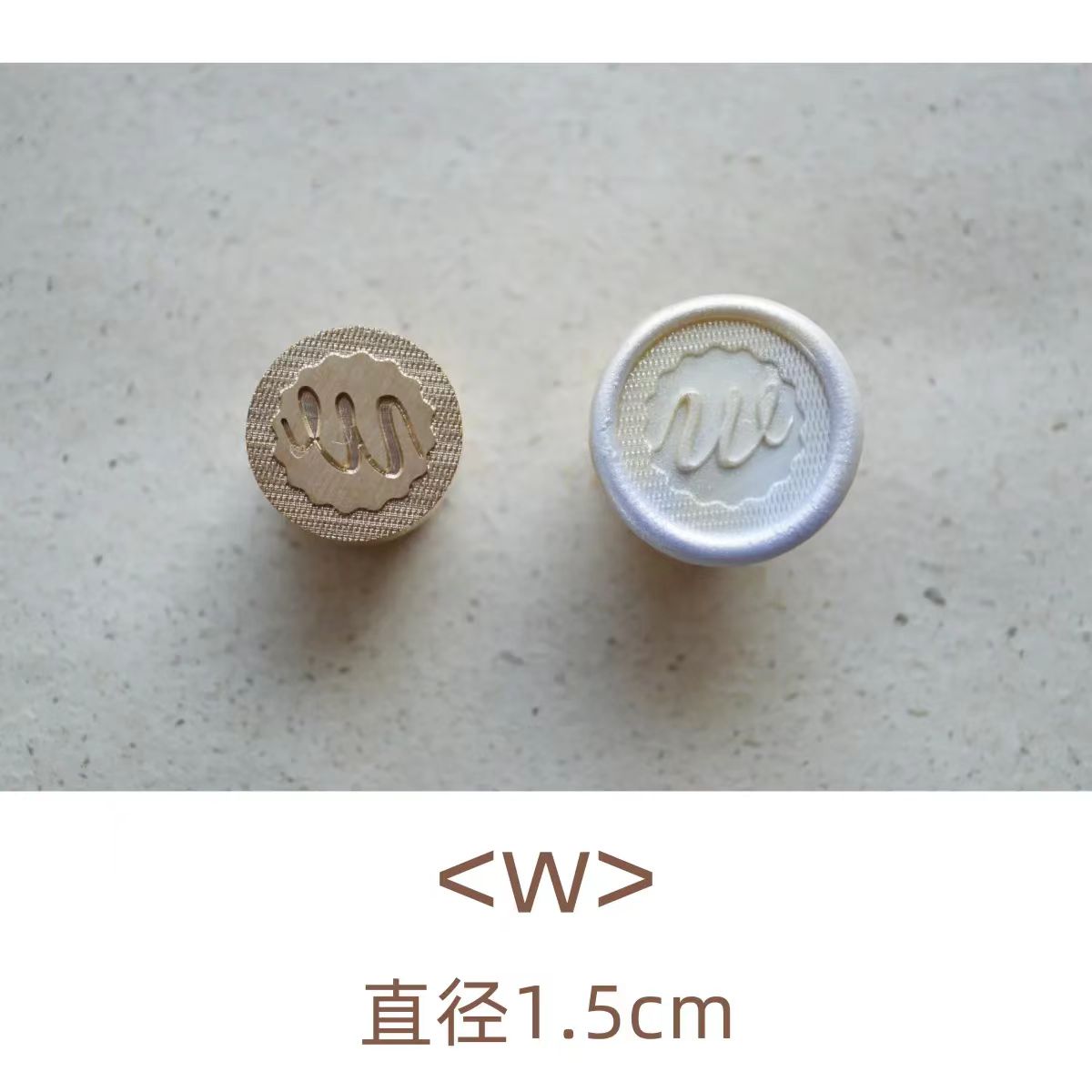 Wax seals copper head seal (26 letters) Lower case letters (Diameter 1.5cm)