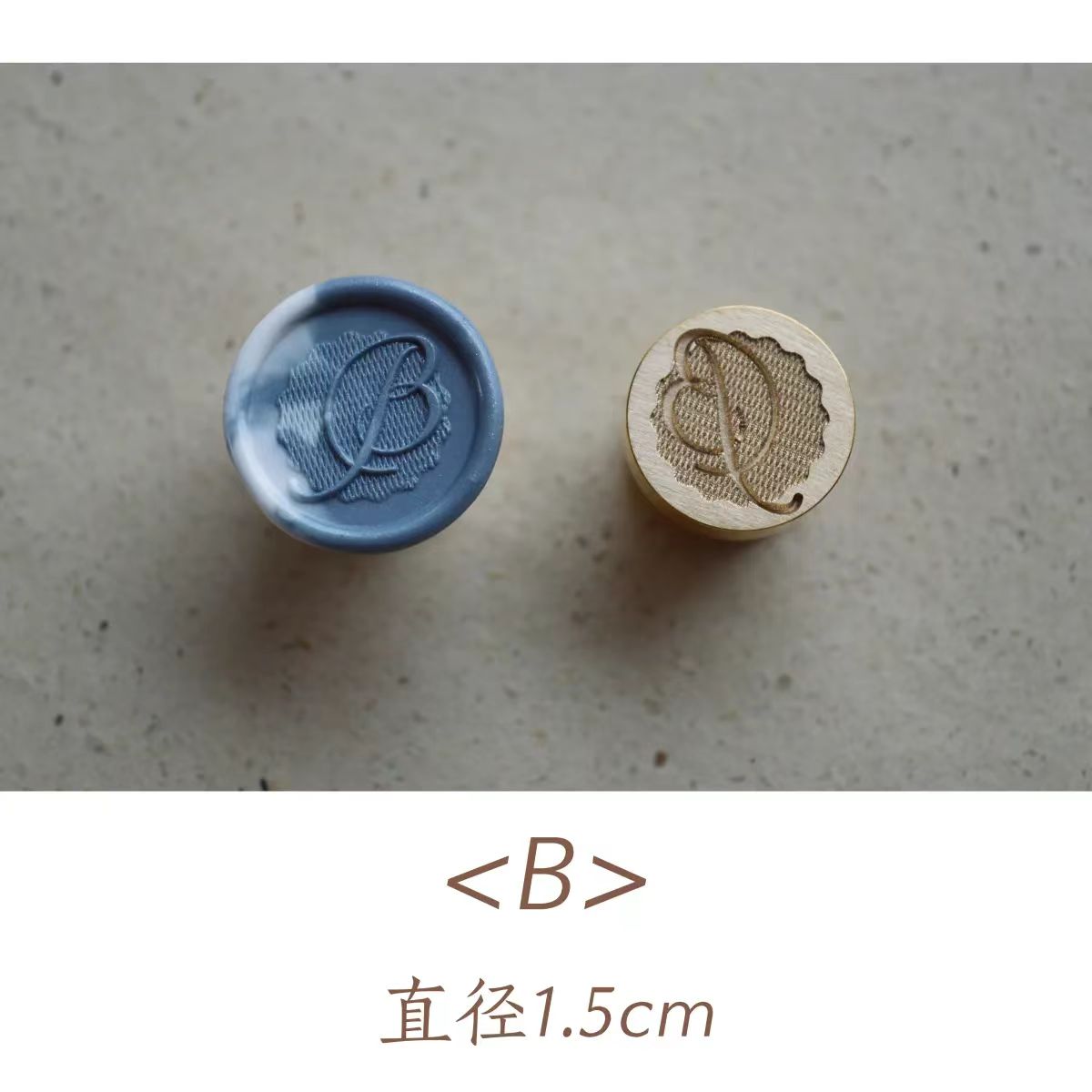 Wax seals copper head seal (26 letters) Uppercase Letter (Diameter 1.5cm)