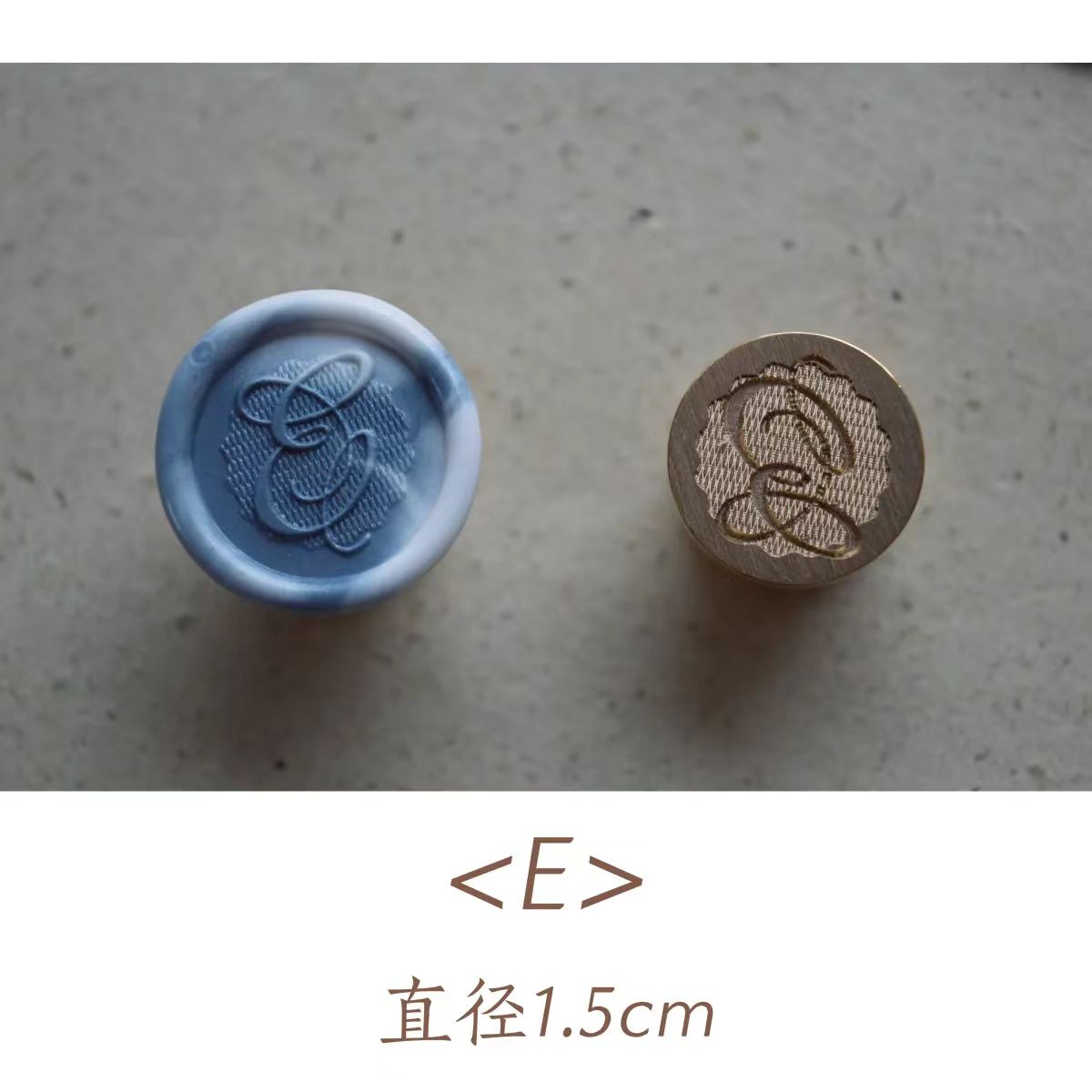 Wax seals copper head seal (26 letters) Uppercase Letter (Diameter 1.5cm)