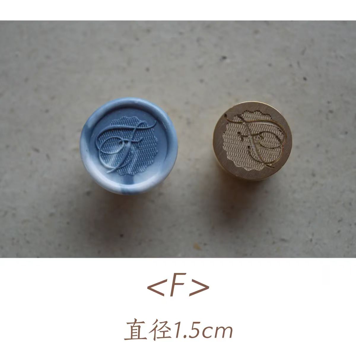 Wax seals copper head seal (26 letters) Uppercase Letter (Diameter 1.5cm)