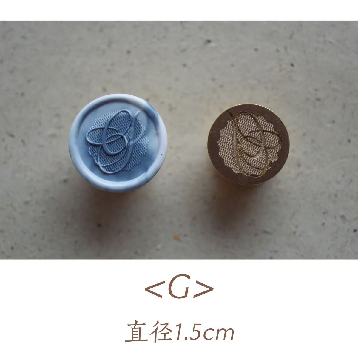 Wax seals copper head seal (26 letters) Uppercase Letter (Diameter 1.5cm)