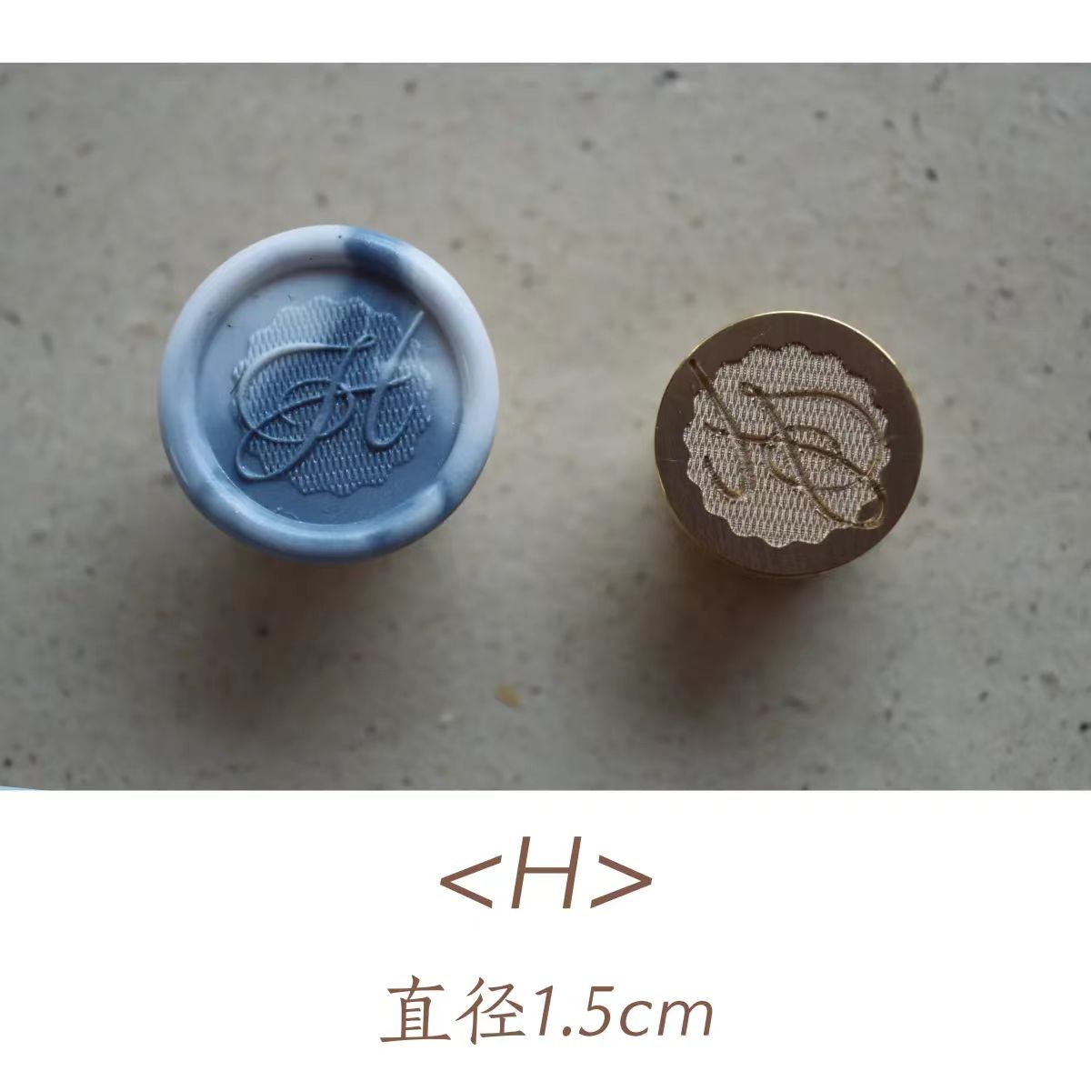 Wax seals copper head seal (26 letters) Uppercase Letter (Diameter 1.5cm)