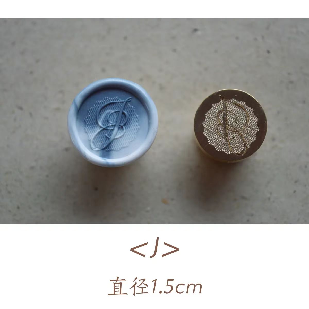 Wax seals copper head seal (26 letters) Uppercase Letter (Diameter 1.5cm)