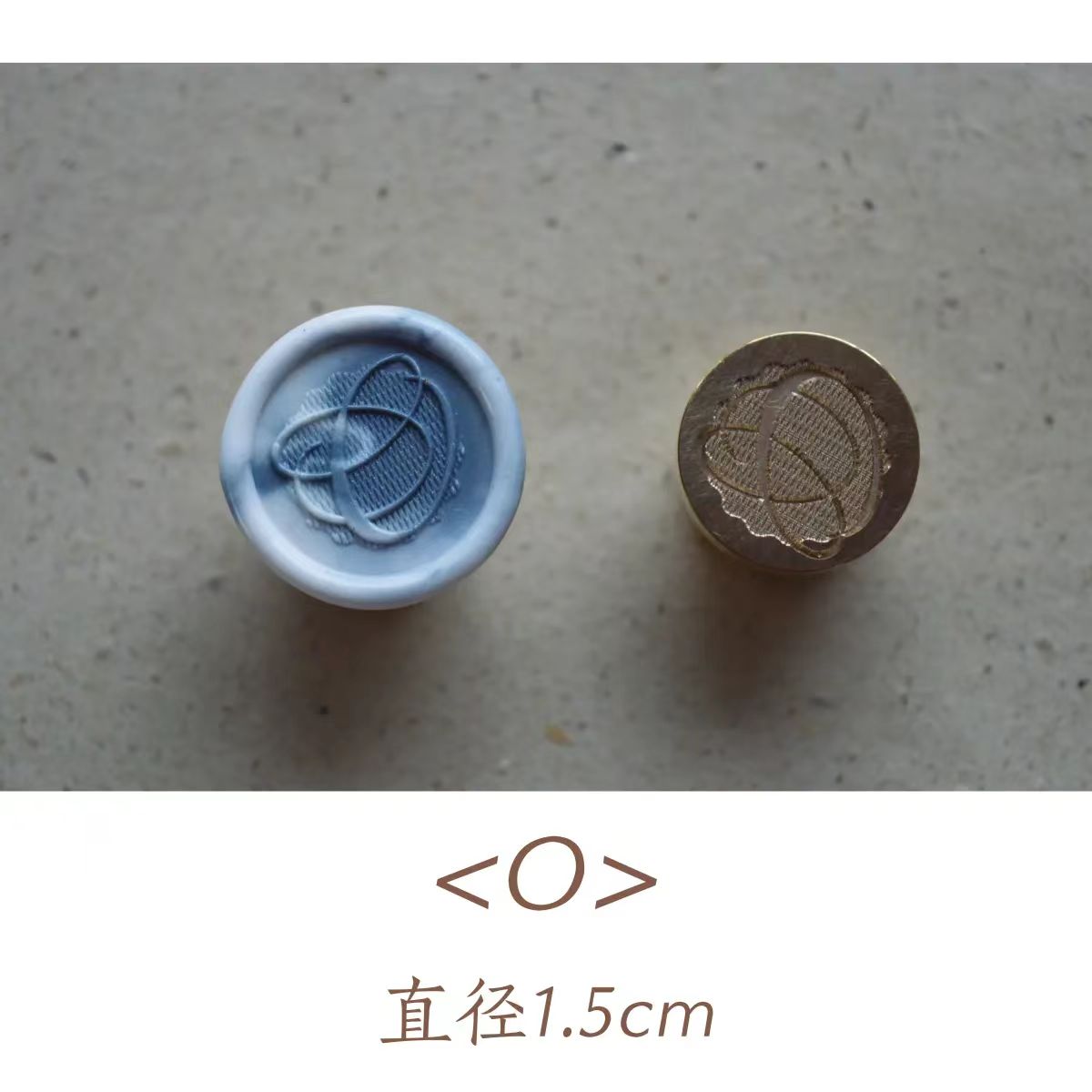 Wax seals copper head seal (26 letters) Uppercase Letter (Diameter 1.5cm)