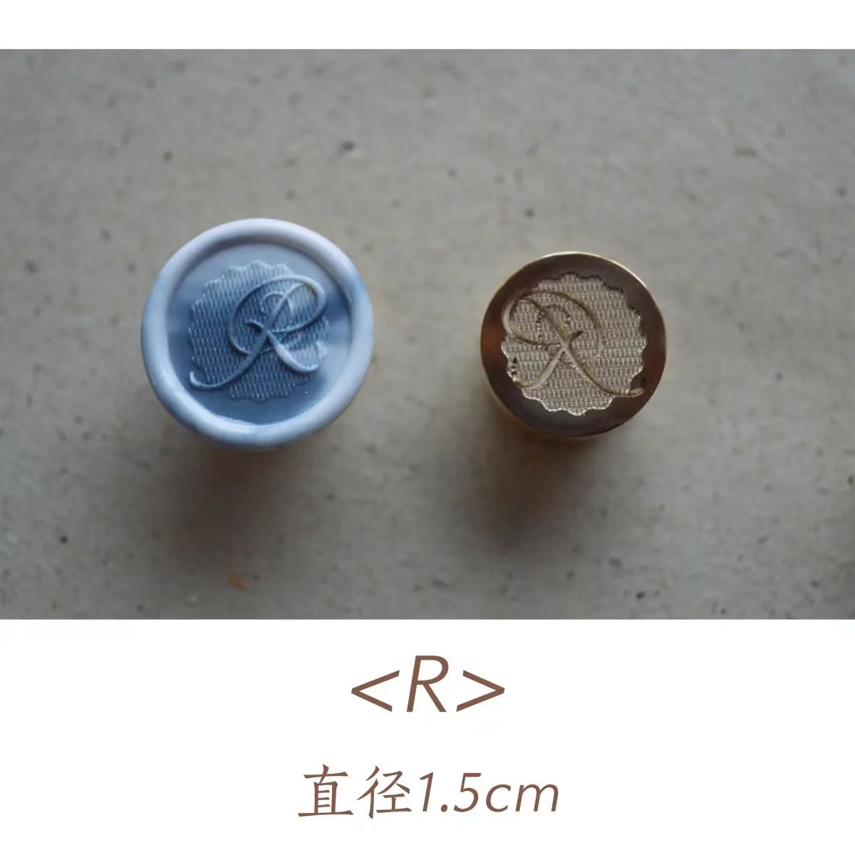 Wax seals copper head seal (26 letters) Uppercase Letter (Diameter 1.5cm)