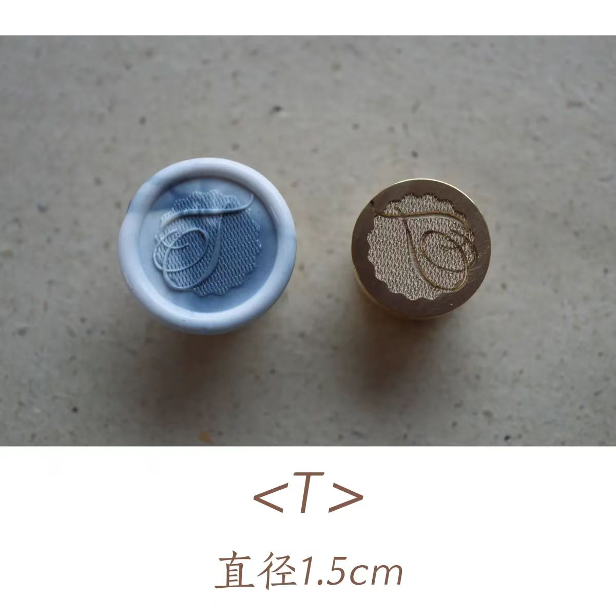 Wax seals copper head seal (26 letters) Uppercase Letter (Diameter 1.5cm)