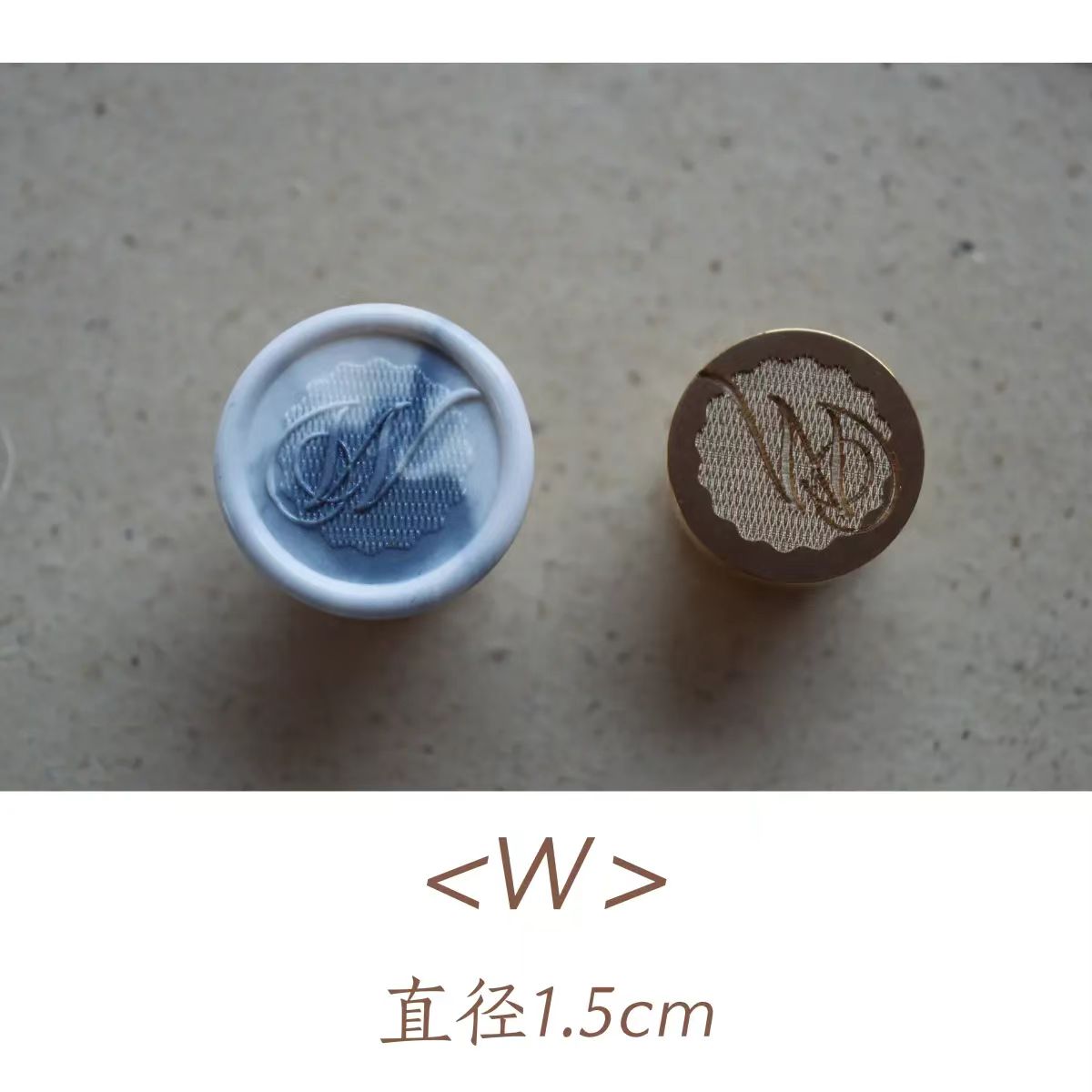 Wax seals copper head seal (26 letters) Uppercase Letter (Diameter 1.5cm)