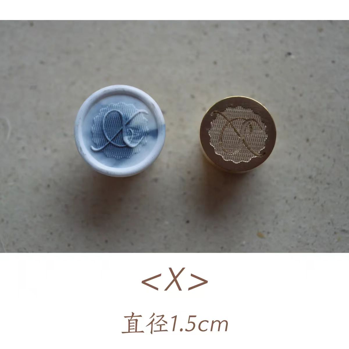 Wax seals copper head seal (26 letters) Uppercase Letter (Diameter 1.5cm)